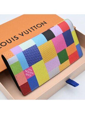 Louis Vuitton Damier Graphite 3D Portefeuille Brazza Multi Wallet
